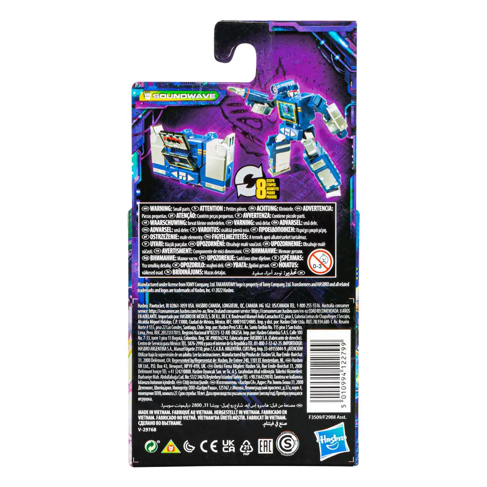 Transformers Legacy Core Class Soundwave akciófigura 9 cm termékfotó