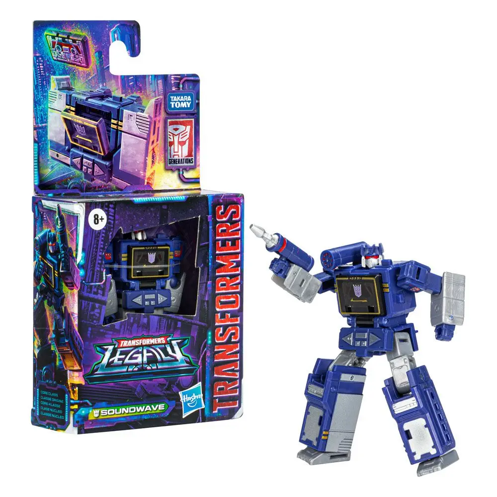 Transformers Legacy Core Class Soundwave akciófigura 9 cm termékfotó