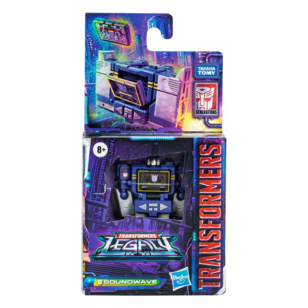 Transformers Legacy Core Class Soundwave akciófigura 9 cm termékfotó