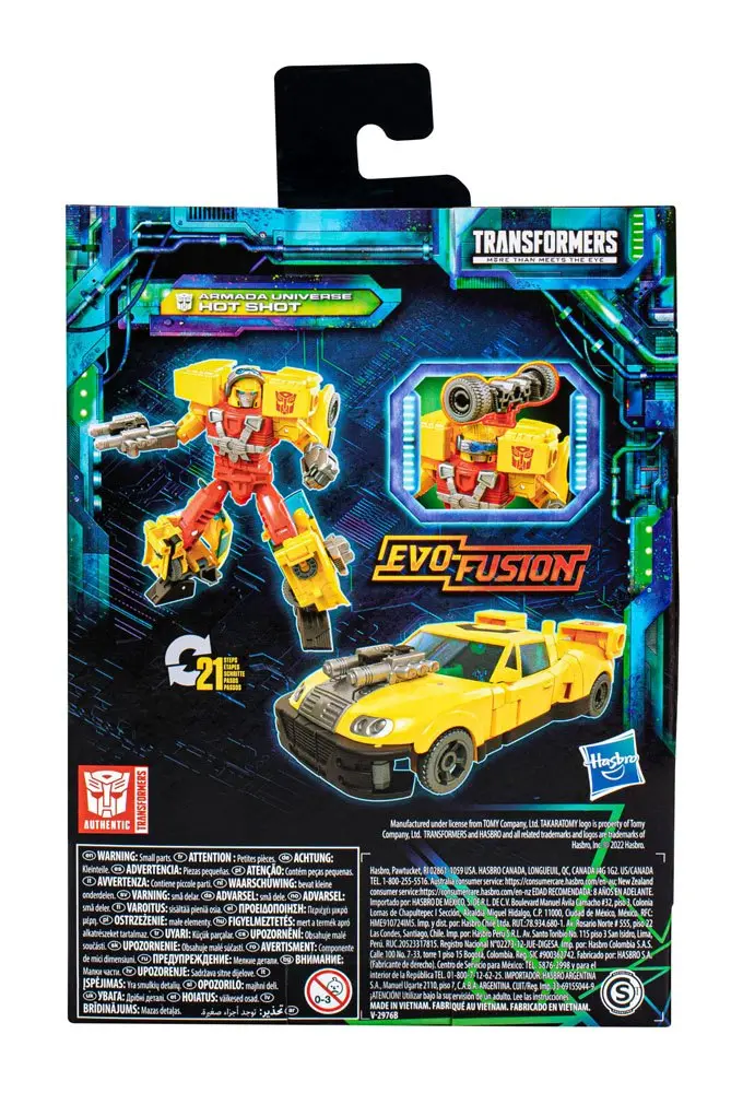 Transformers Legacy Evolution Deluxe Class Armada Universe Hot Shot akciófigura 14 cm termékfotó