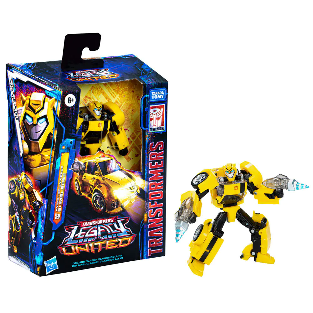 Transformers Legacy United Deluxe Class Animated Universe Bumbleebee action figure 14cm termékfotó