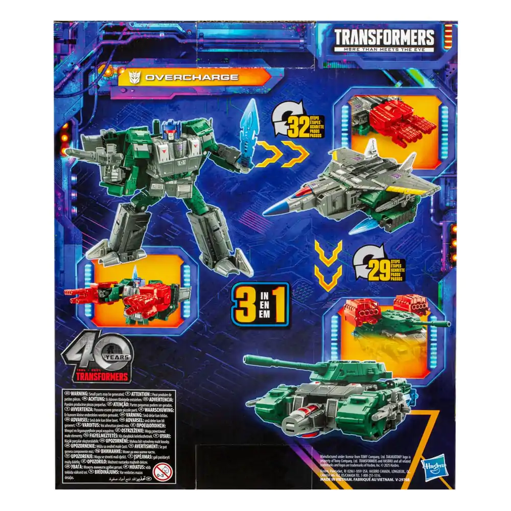 Transformers Generations Legacy United Leader Class Overcharge akciófigura 19 cm termékfotó