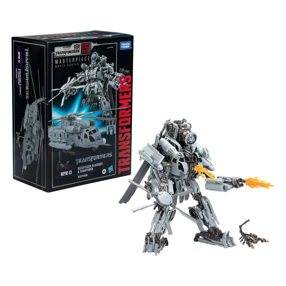 Transformers Masterpiece Movie Series Decepticon Blackout &amp; Scorponok akciófigura 29 cm termékfotó