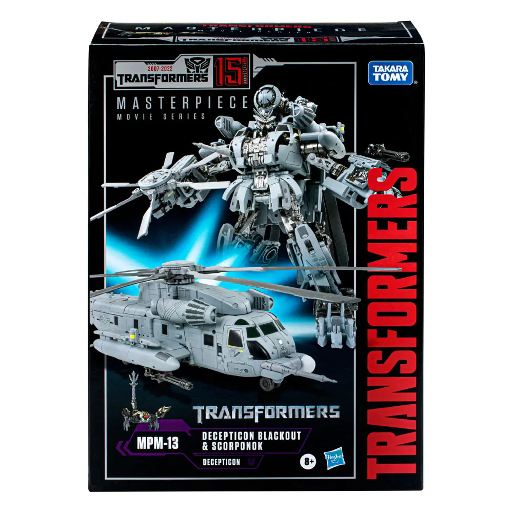 Transformers Masterpiece Movie Series Decepticon Blackout &amp; Scorponok akciófigura 29 cm termékfotó