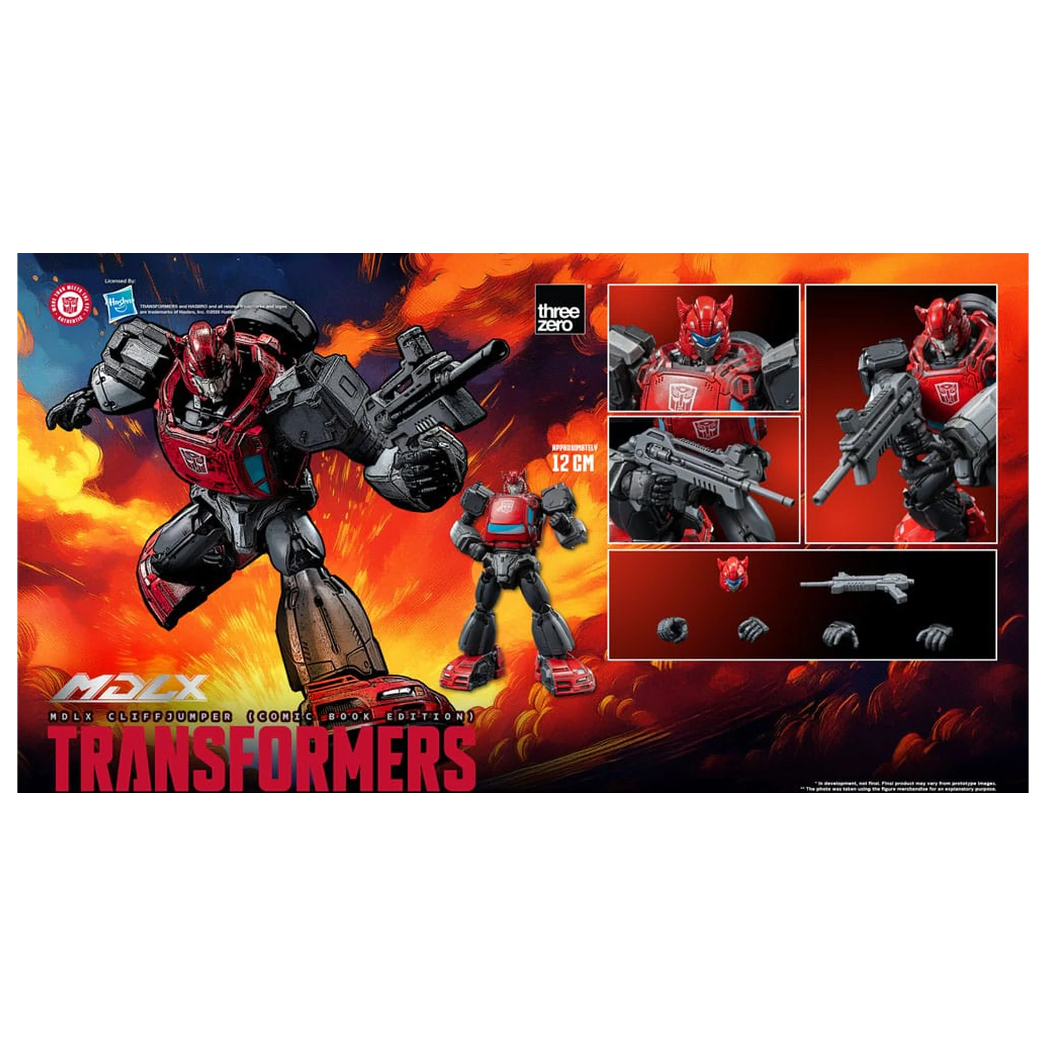 Transformers MDLX akciófigura Cliffjumper (Comic Book Edition) 12 cm termékfotó