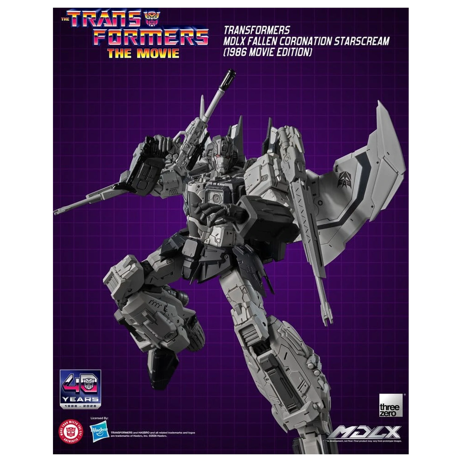 Transformers MDLX akciófigura Fallen Coronation Starscream (1986 Movie Edition) 20 cm termékfotó
