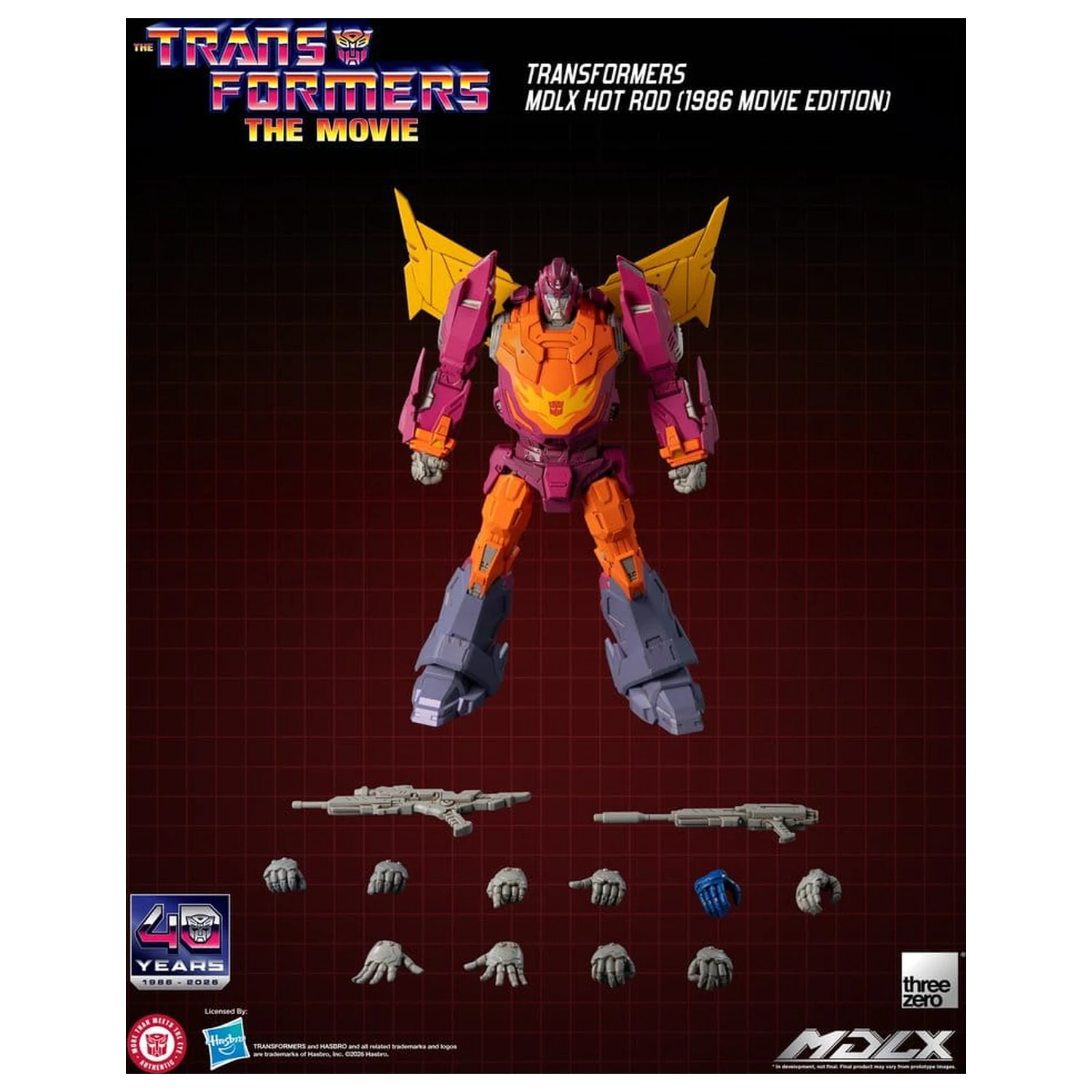 Transformers MDLX akciófigura Hot Rod (1986 Movie Edition) 18 cm termékfotó