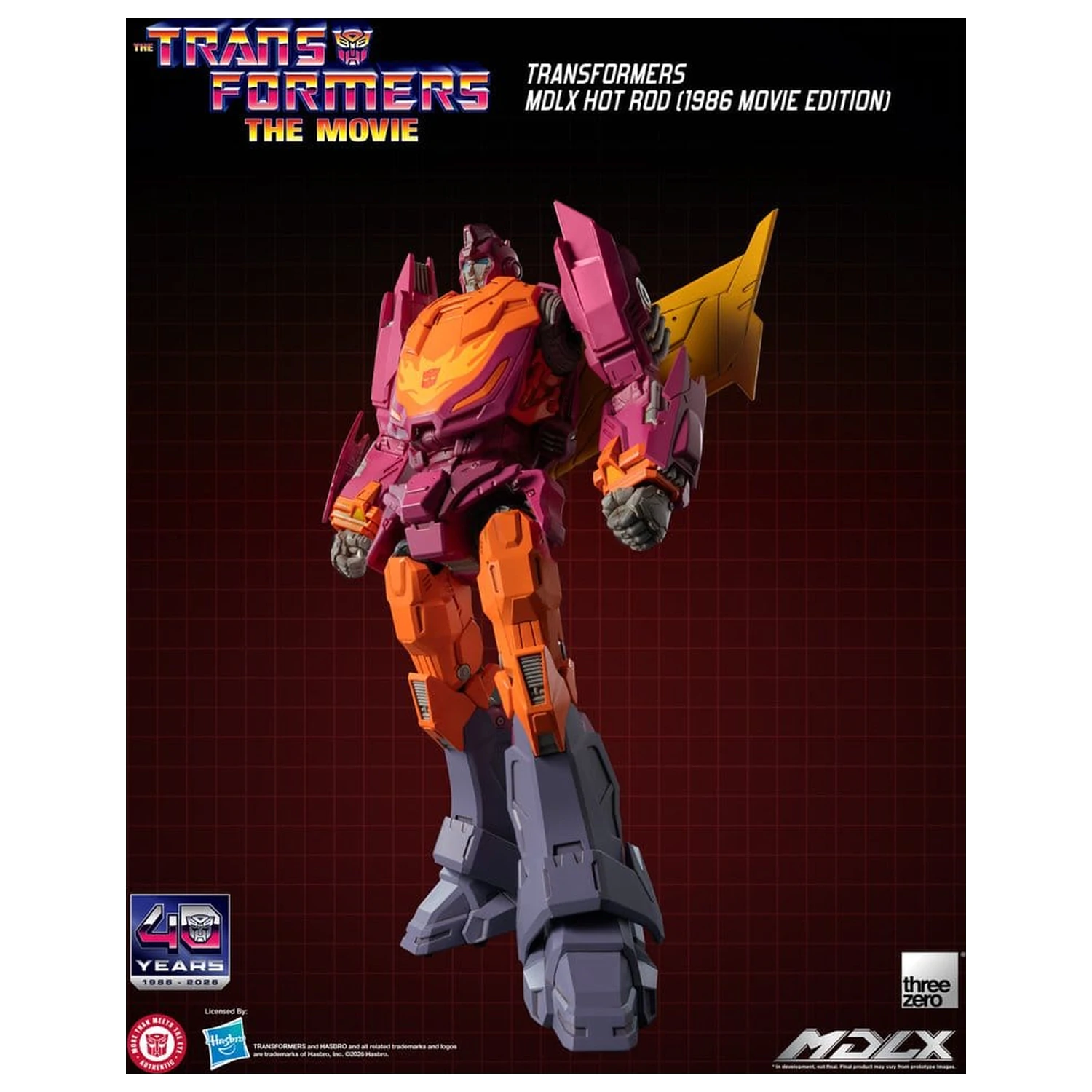 Transformers MDLX akciófigura Hot Rod (1986 Movie Edition) 18 cm termékfotó