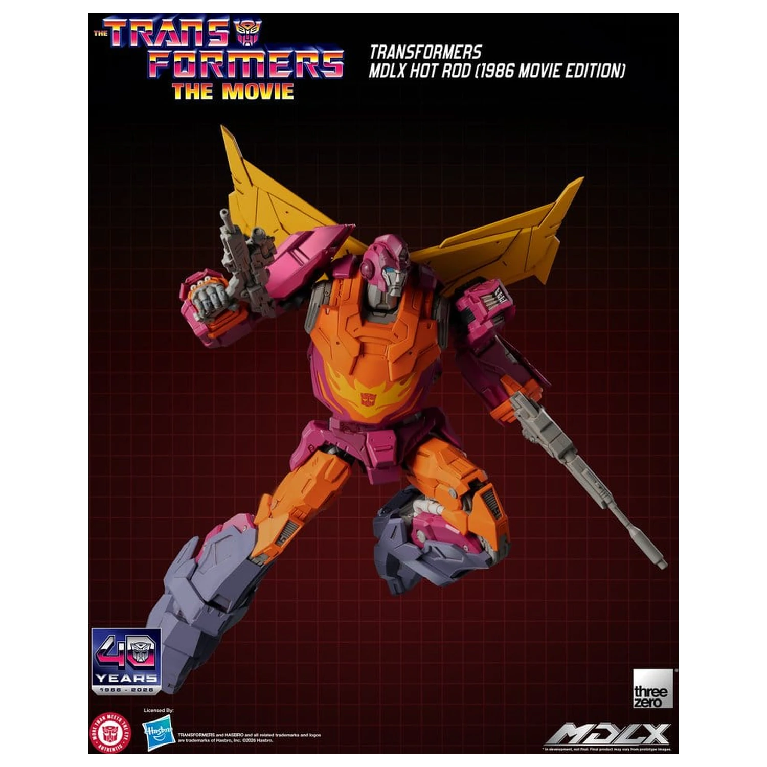 Transformers MDLX akciófigura Hot Rod (1986 Movie Edition) 18 cm termékfotó