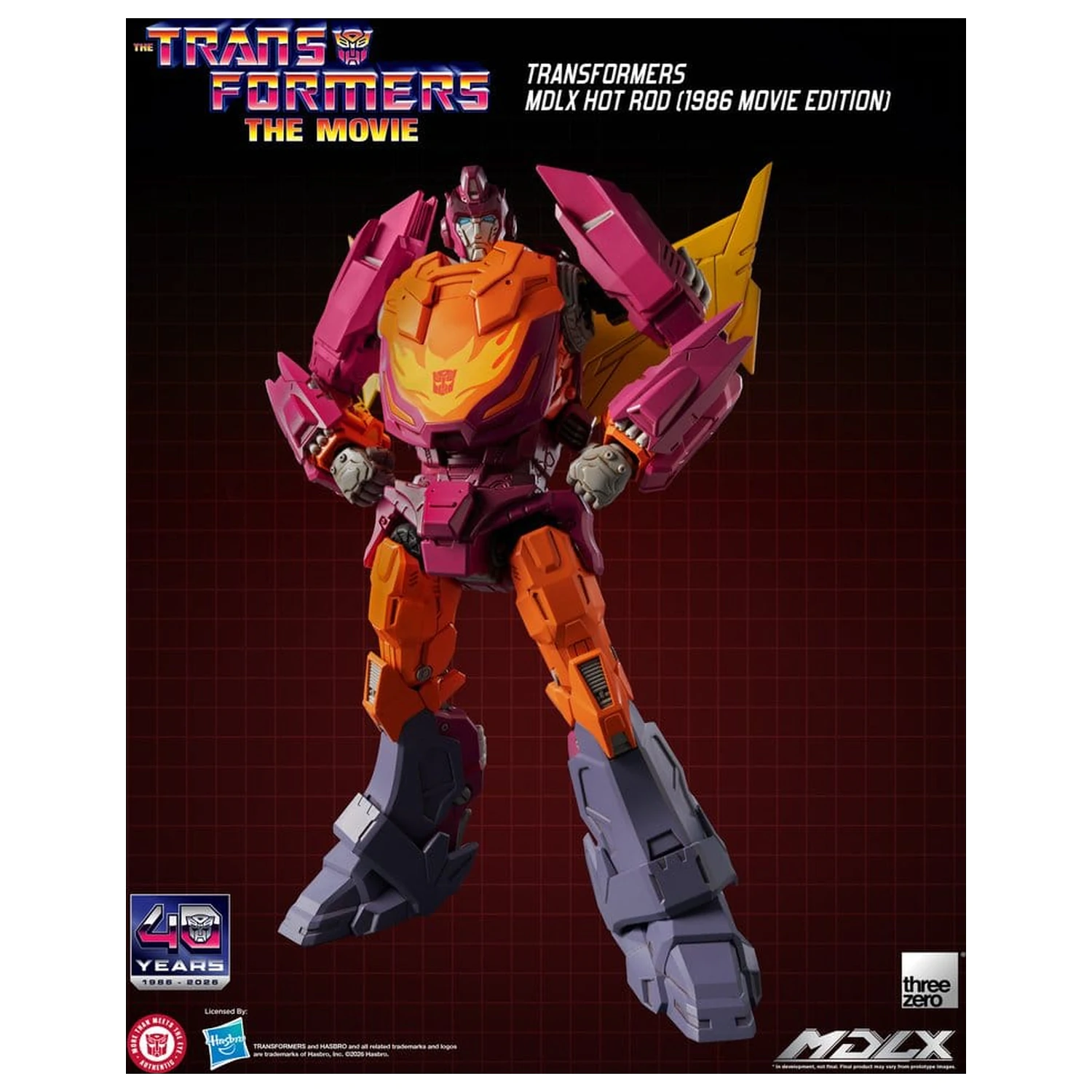 Transformers MDLX akciófigura Hot Rod (1986 Movie Edition) 18 cm termékfotó