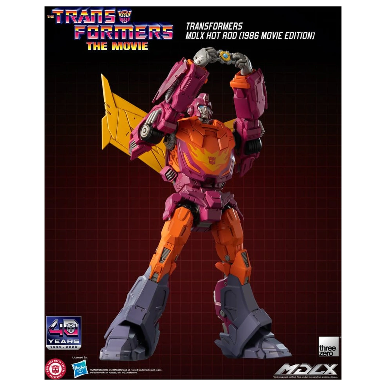 Transformers MDLX akciófigura Hot Rod (1986 Movie Edition) 18 cm termékfotó