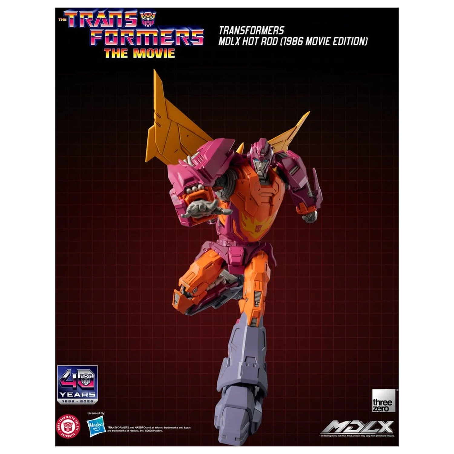 Transformers MDLX akciófigura Hot Rod (1986 Movie Edition) 18 cm termékfotó