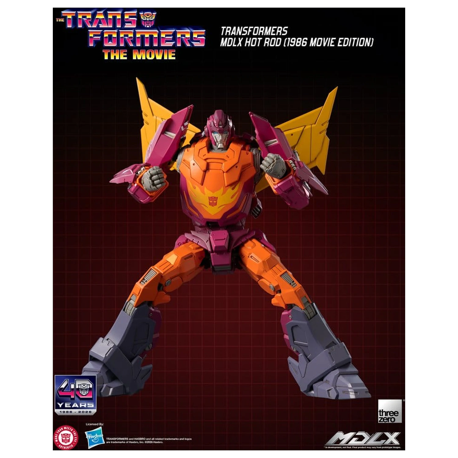 Transformers MDLX akciófigura Hot Rod (1986 Movie Edition) 18 cm termékfotó