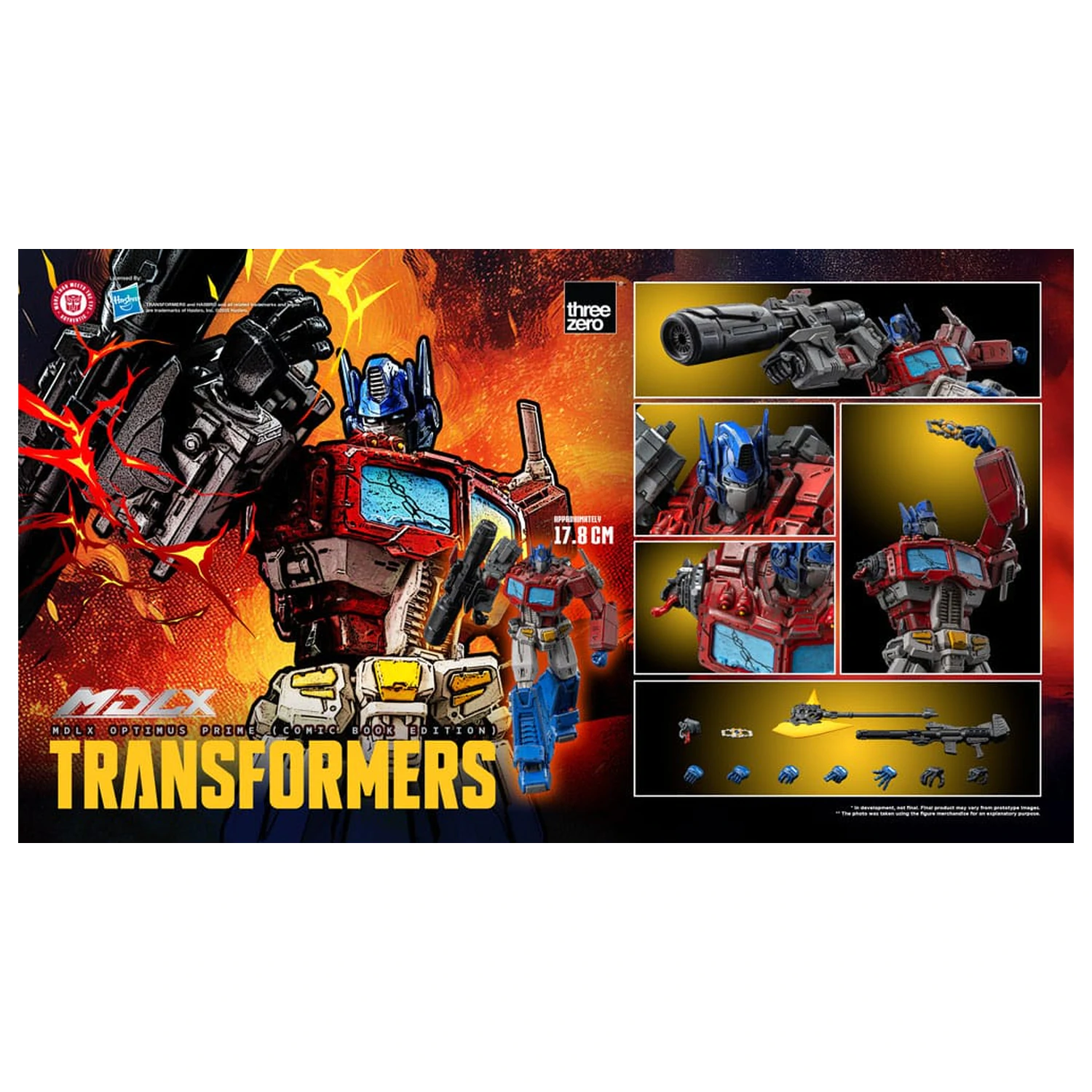 Transformers MDLX akciófigura Optimus Prime (Comic Book Edition) 18 cm termékfotó