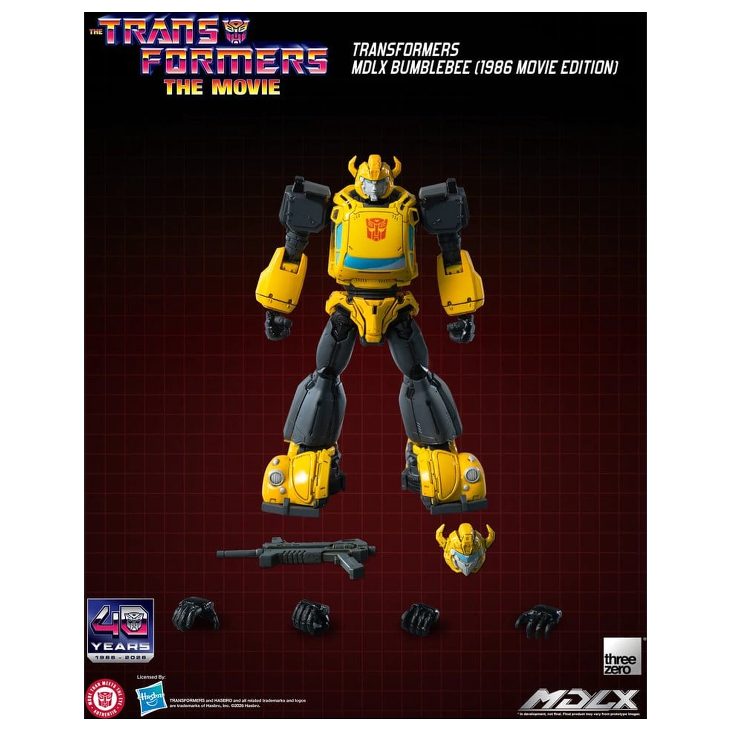 Transformers MDLX Bumblebee (1986 Movie Edition) akciófigura 12 cm termékfotó