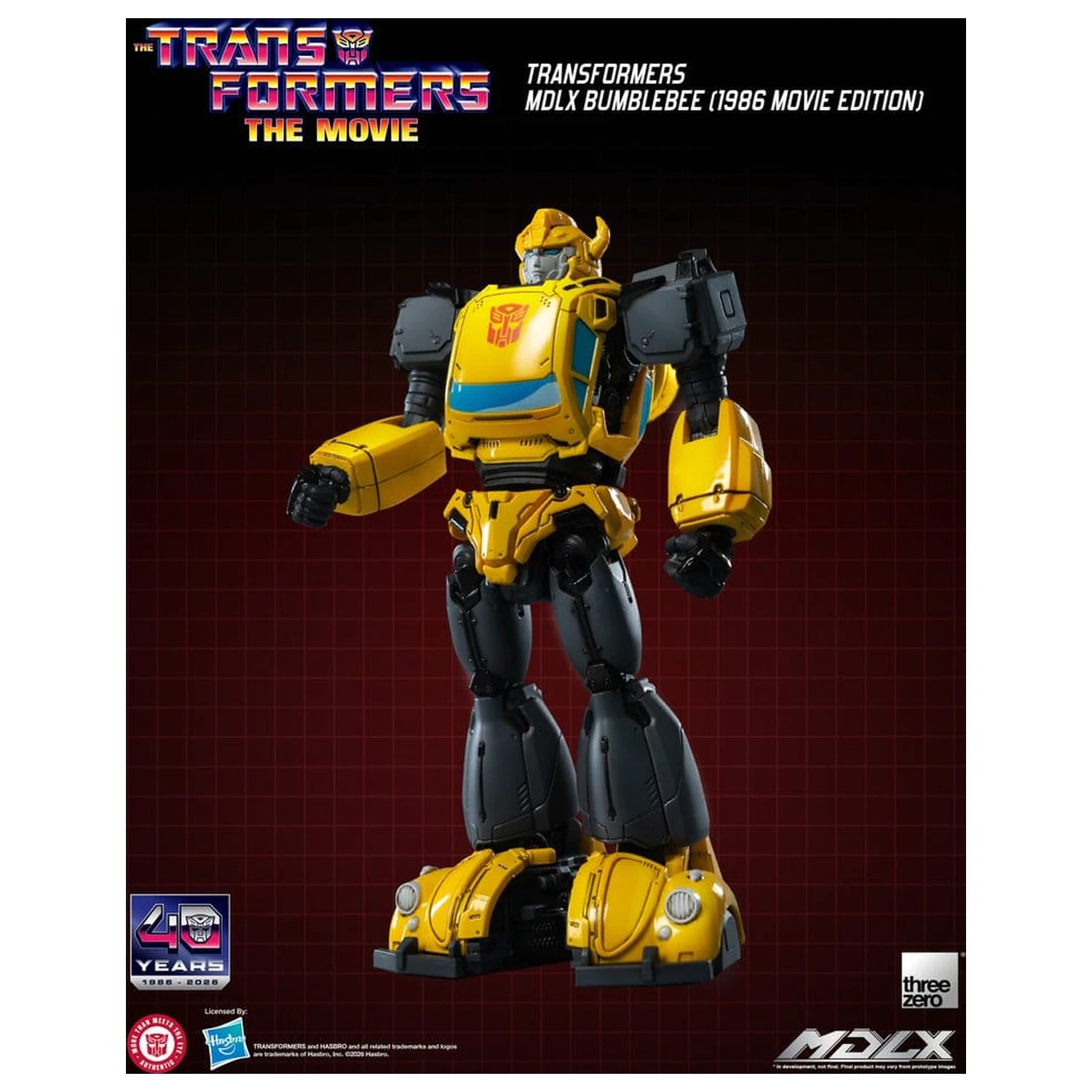 Transformers MDLX Bumblebee (1986 Movie Edition) akciófigura 12 cm termékfotó
