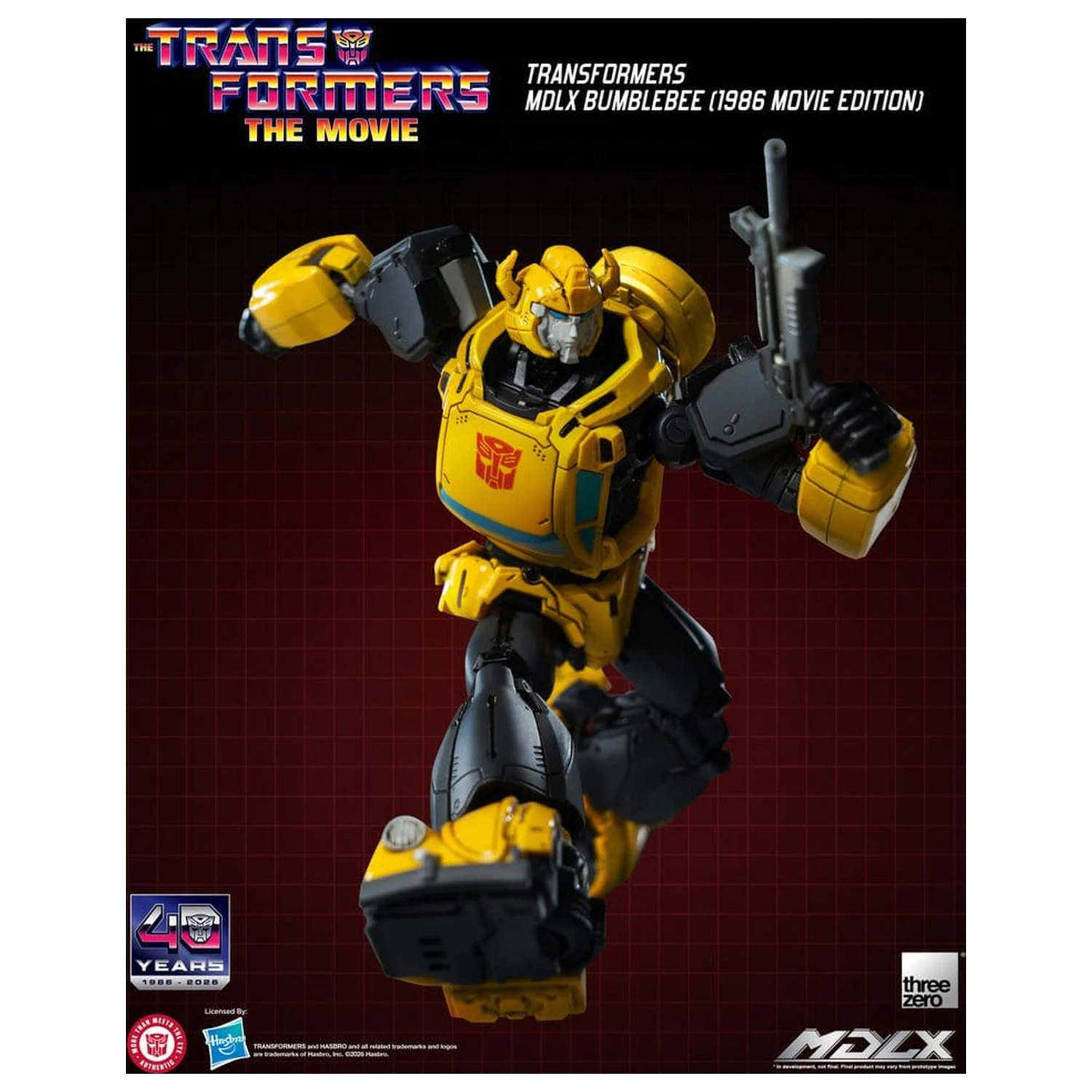 Transformers MDLX Bumblebee (1986 Movie Edition) akciófigura 12 cm termékfotó