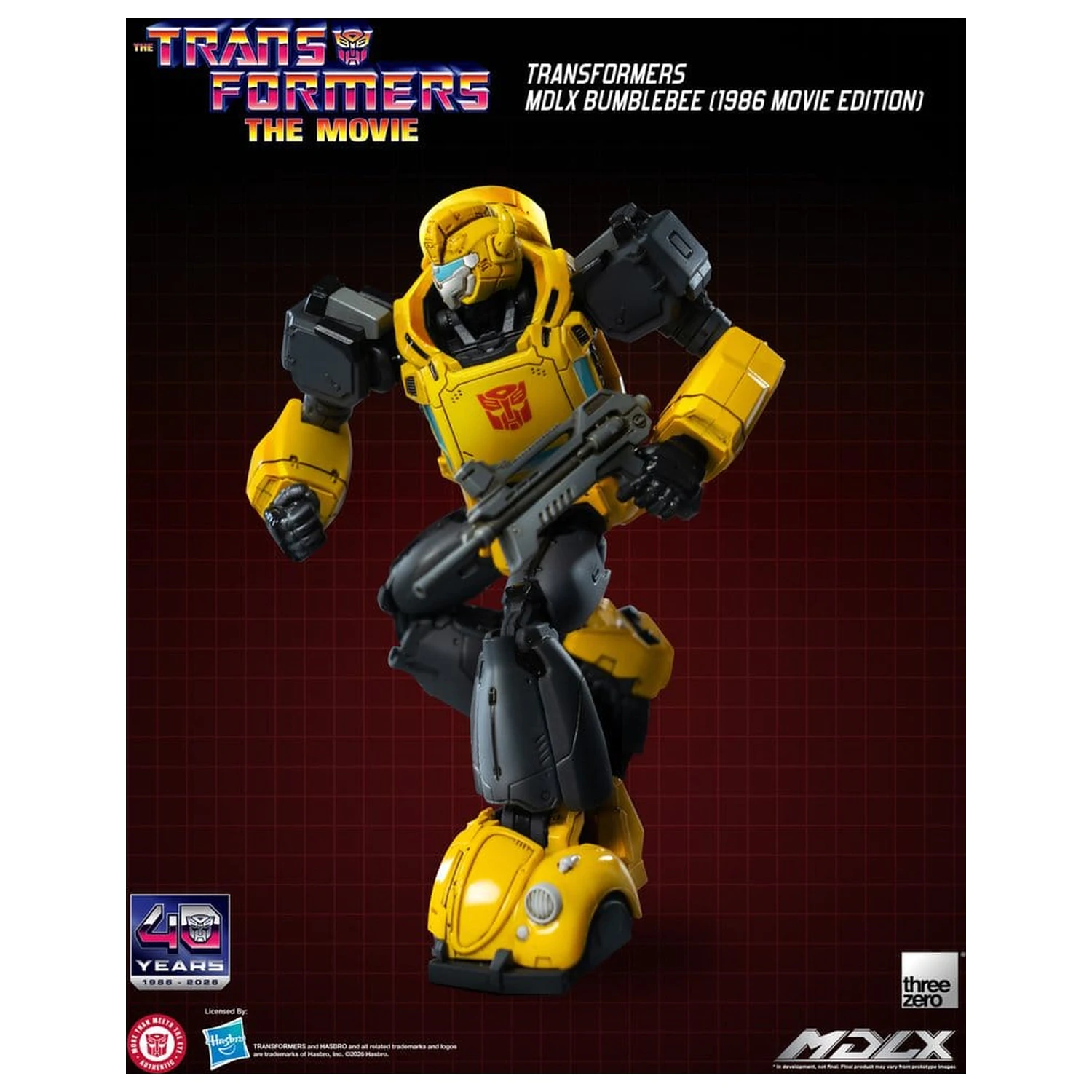 Transformers MDLX Bumblebee (1986 Movie Edition) akciófigura 12 cm termékfotó