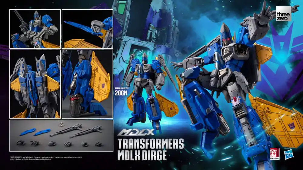 Transformers MDLX Dirge akciófigura 20 cm termékfotó