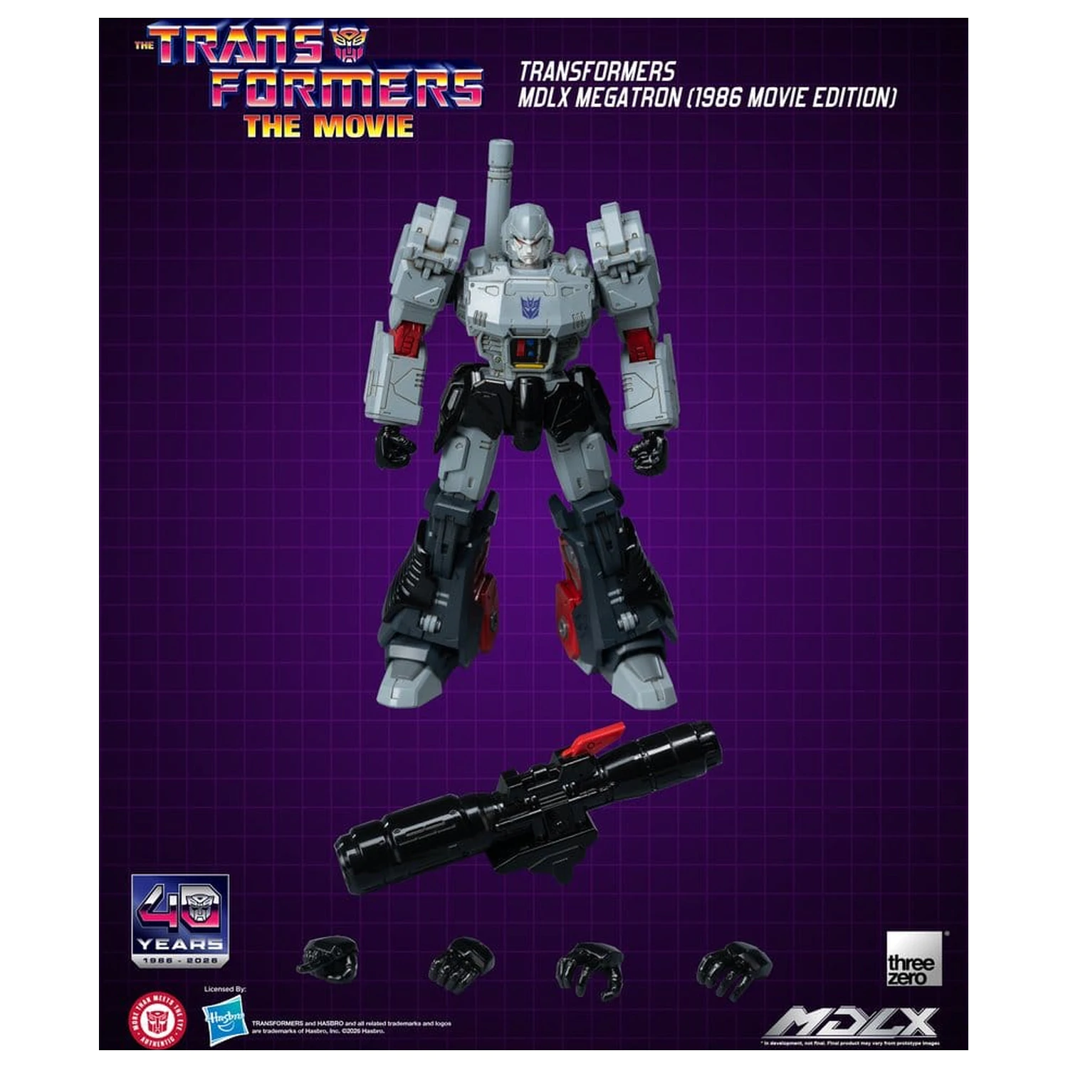 Transformers MDLX Megatron (1986 Movie Edition) akciófigura 18 cm termékfotó