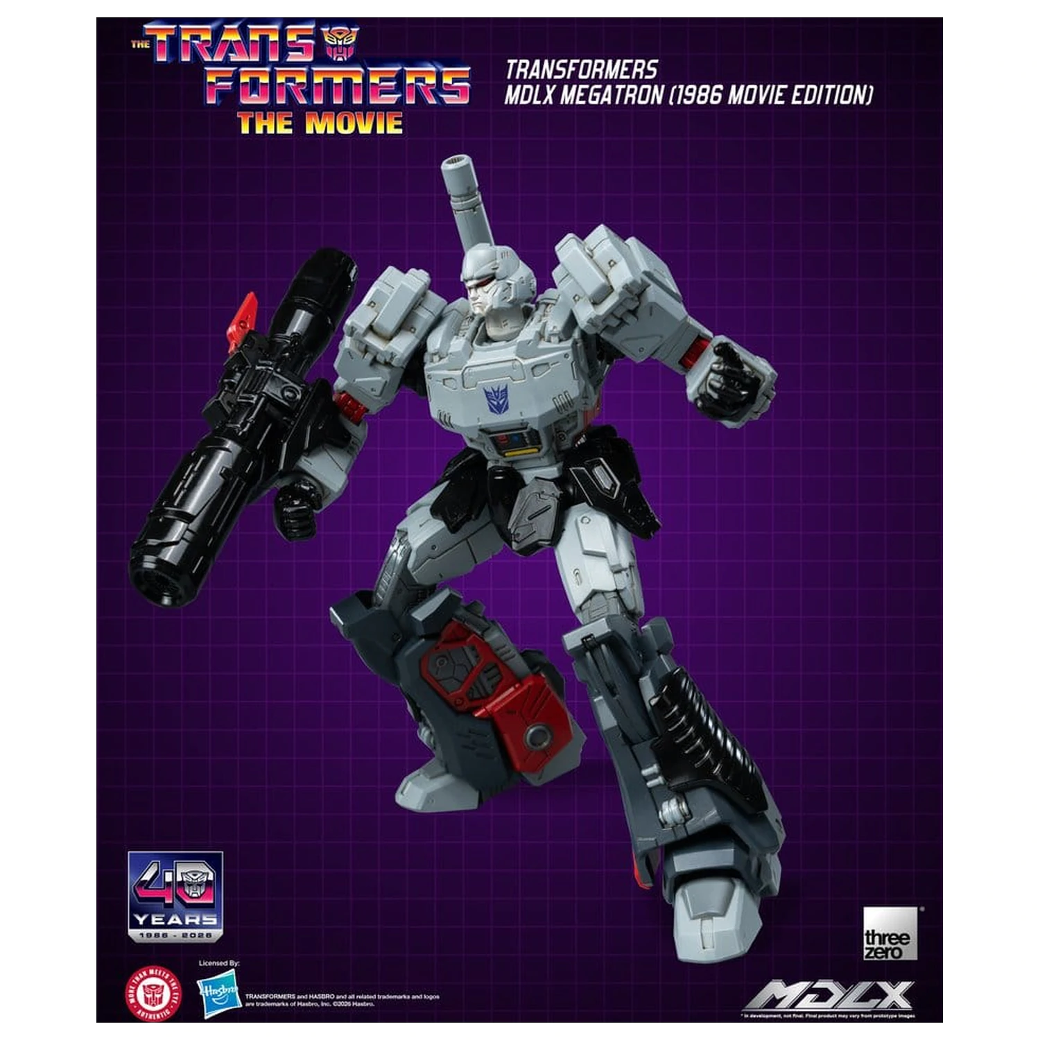Transformers MDLX Megatron (1986 Movie Edition) akciófigura 18 cm termékfotó