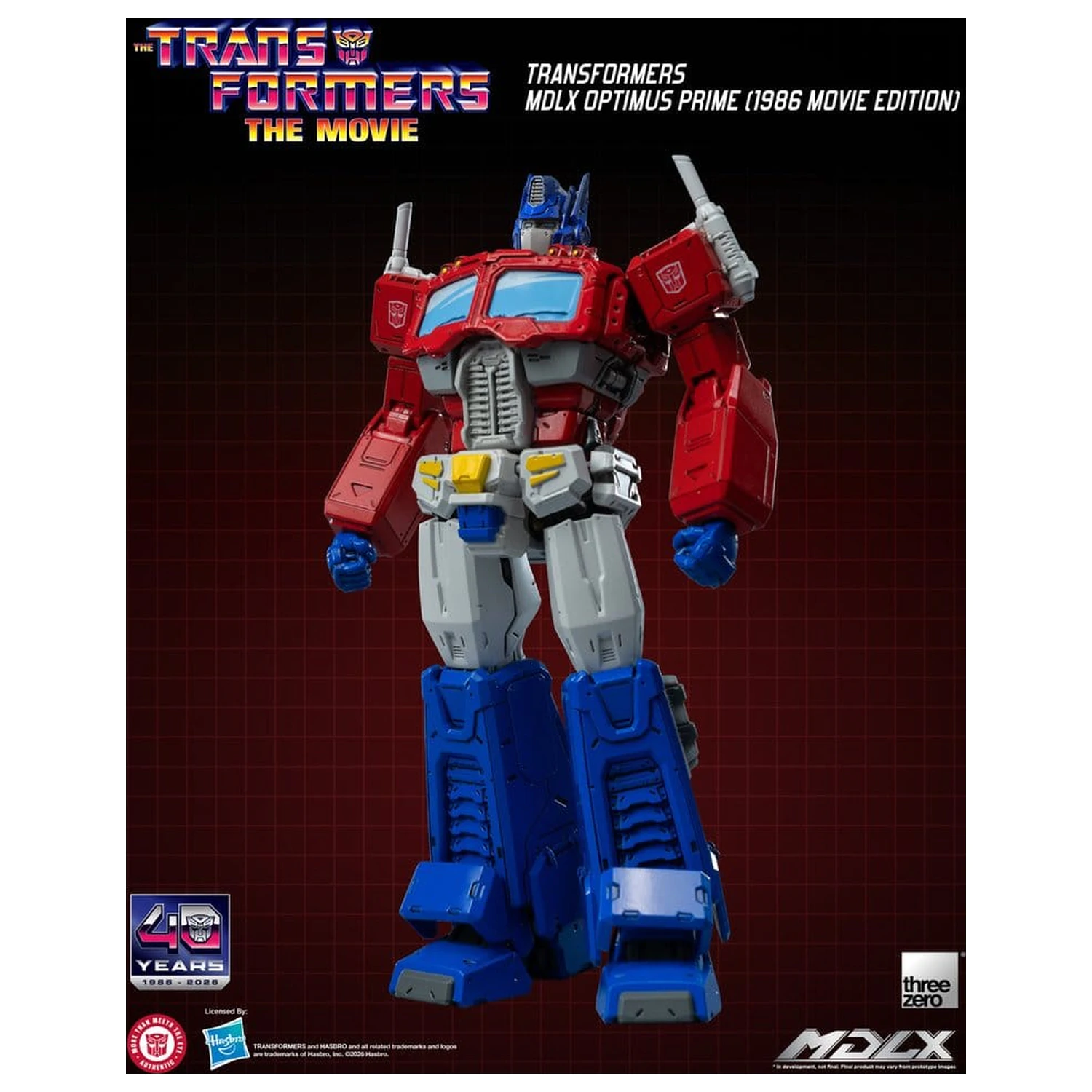 Transformers MDLX Optimus Prime (1986 Movie Edition) akciófigura 18 cm termékfotó