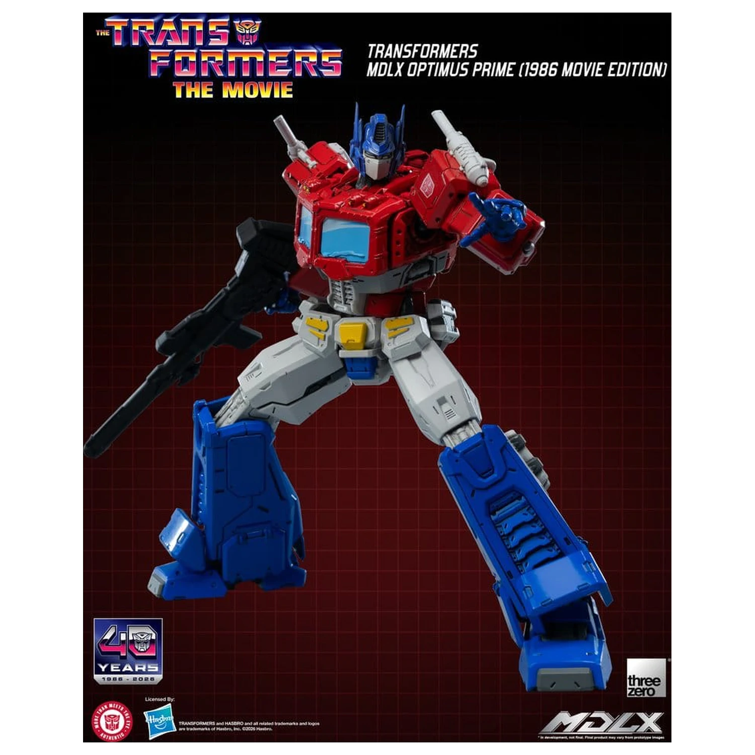 Transformers MDLX Optimus Prime (1986 Movie Edition) akciófigura 18 cm termékfotó