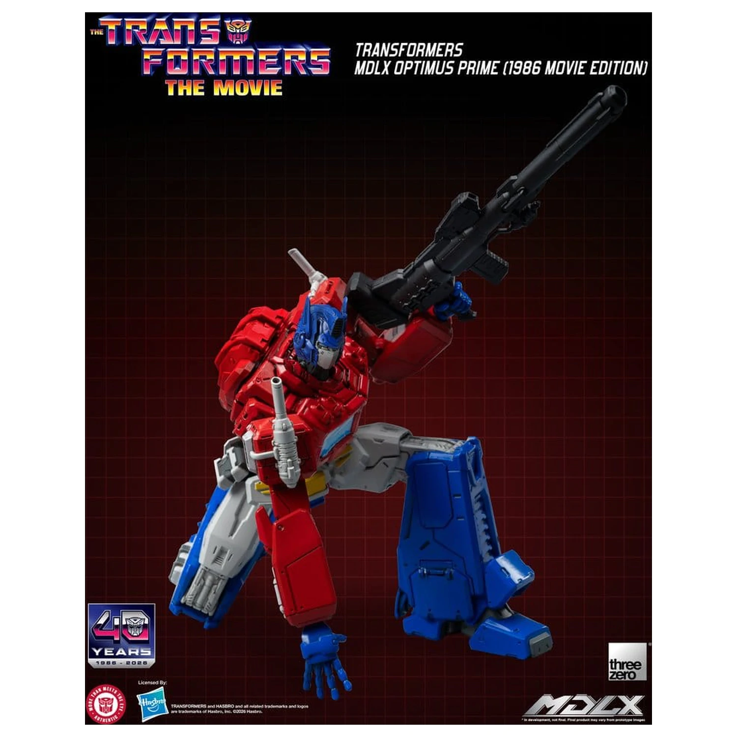 Transformers MDLX Optimus Prime (1986 Movie Edition) akciófigura 18 cm termékfotó