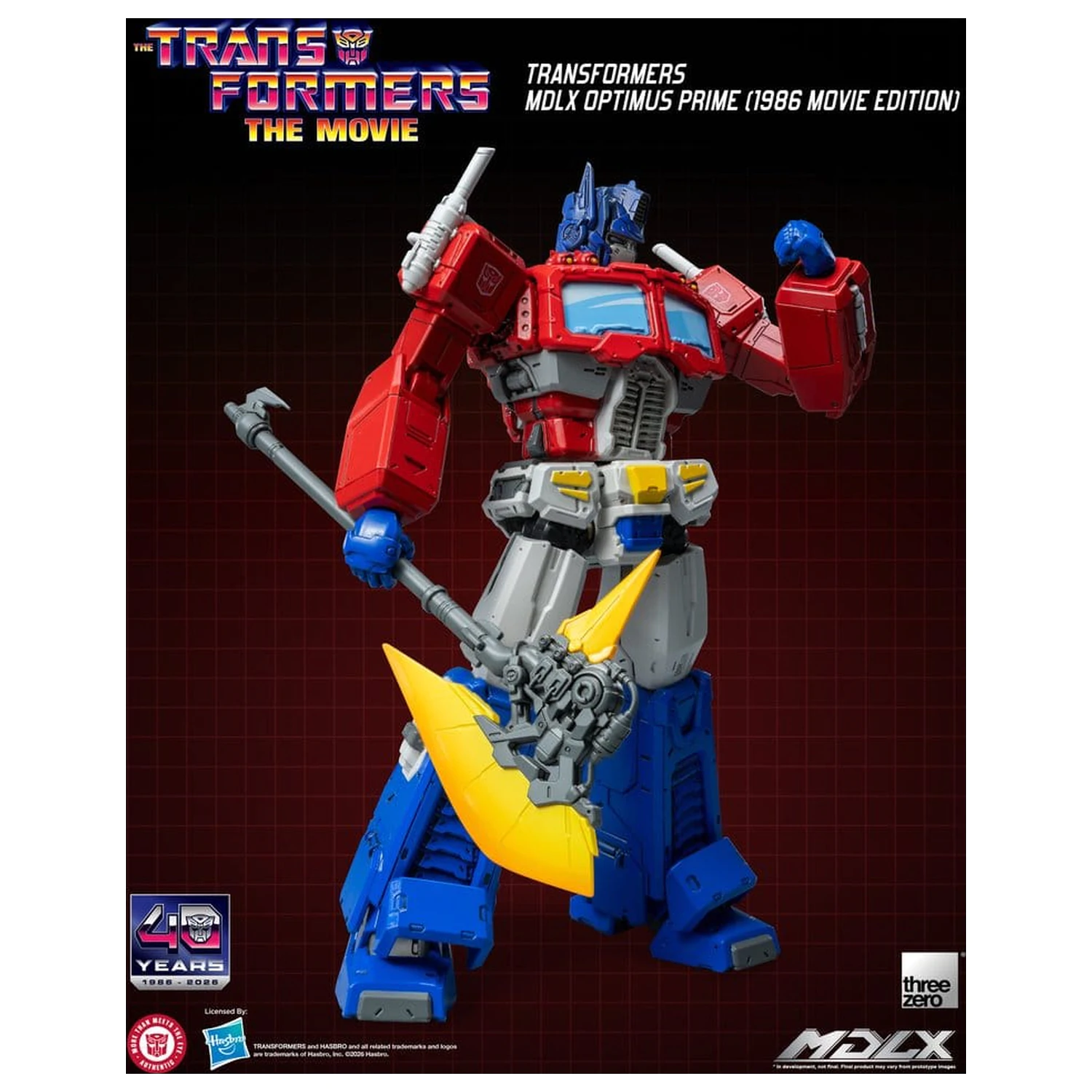 Transformers MDLX Optimus Prime (1986 Movie Edition) akciófigura 18 cm termékfotó