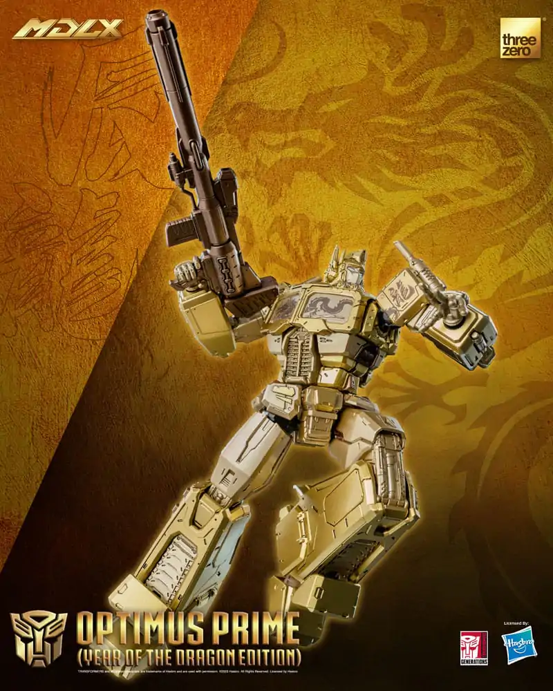 Transformers MDLX Optimus Prime (Year of the Dragon Edition) akciófigura 18 cm termékfotó