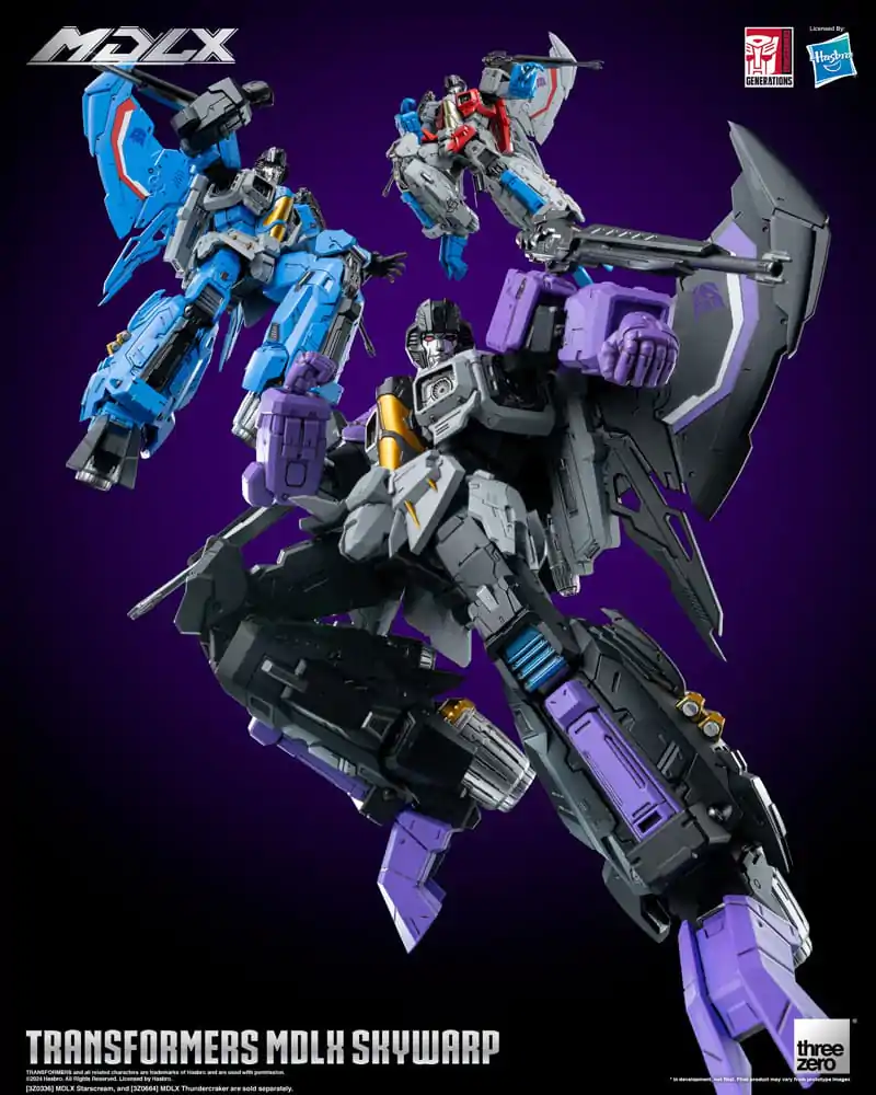 Transformers MDLX Skywarp akciófigura 20 cm termékfotó