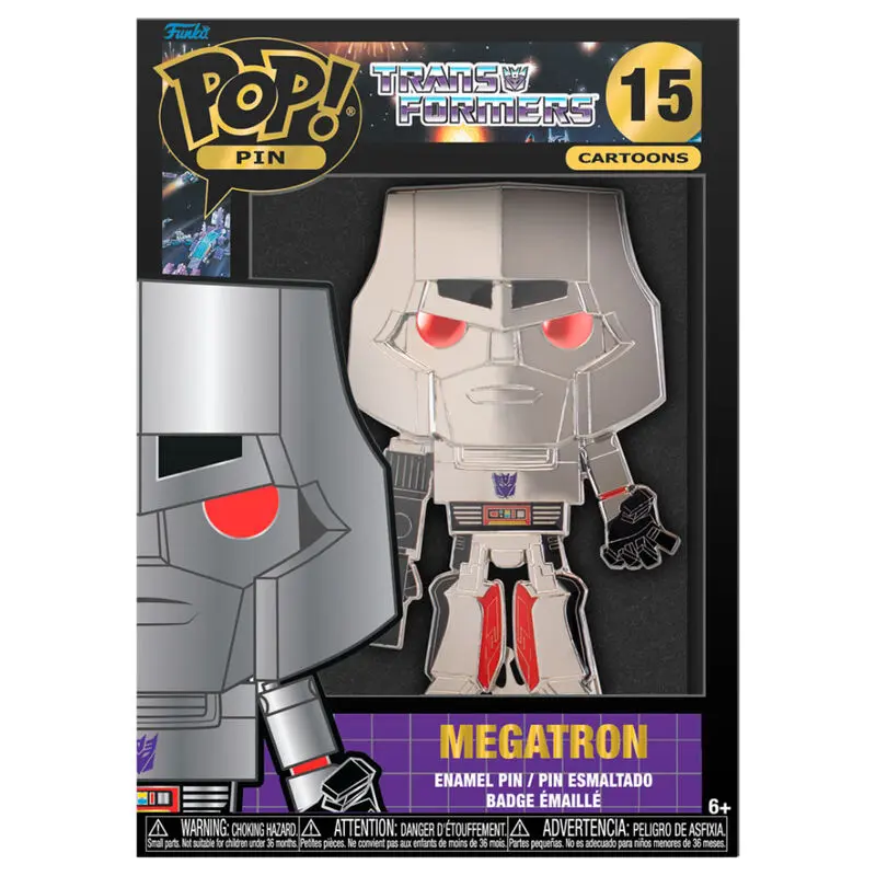 Transformers Megatron Big Enamel POP Pin 10cm termékfotó