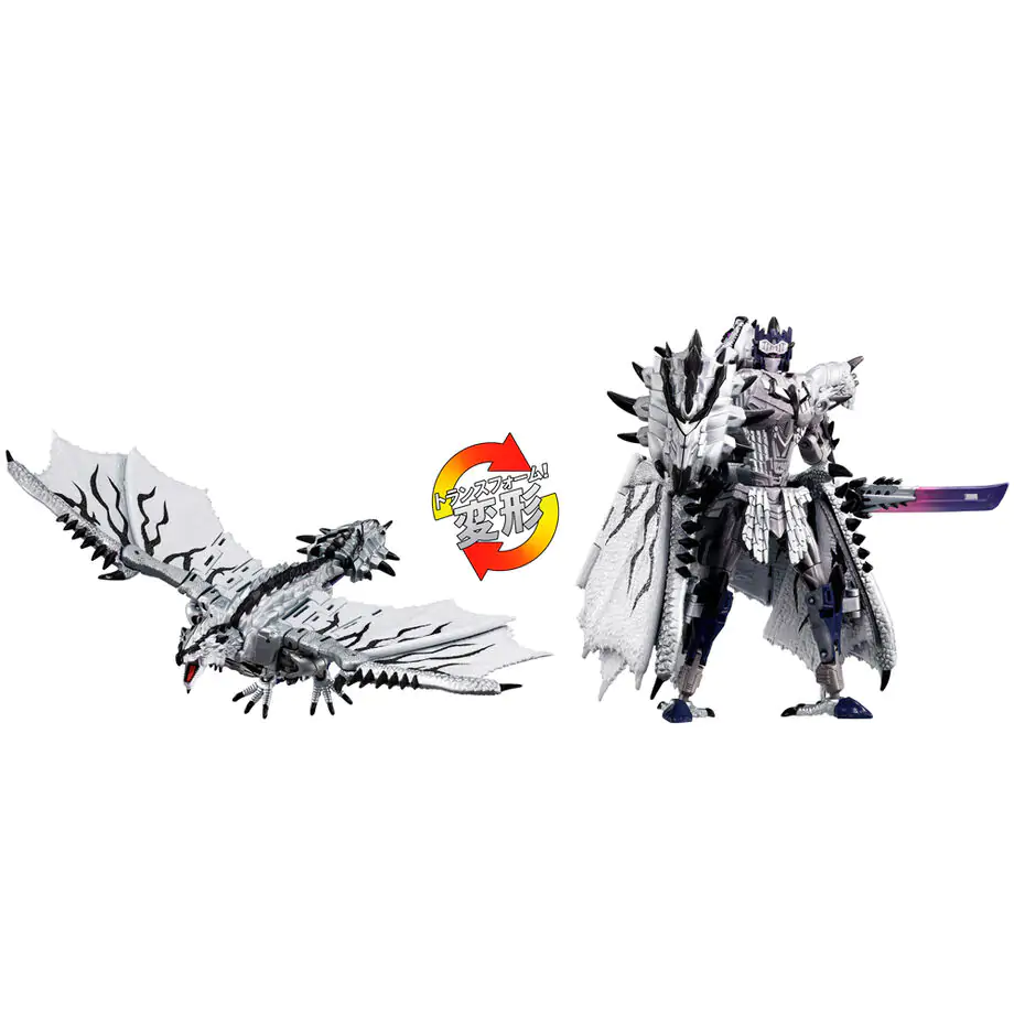 Transformers Monster Hunter Silver Rathalos Prime figura 13cm termékfotó