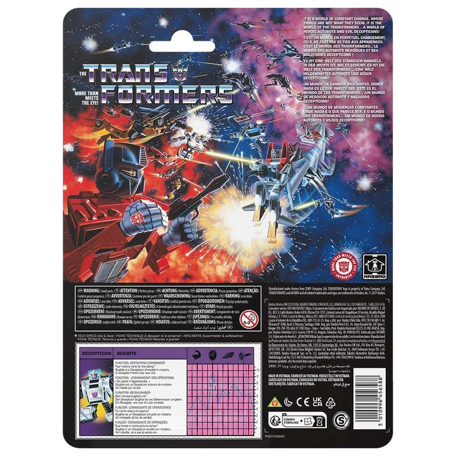 Transformers More Than Meets The Eye Decepticon Bugbite figura 10cm termékfotó