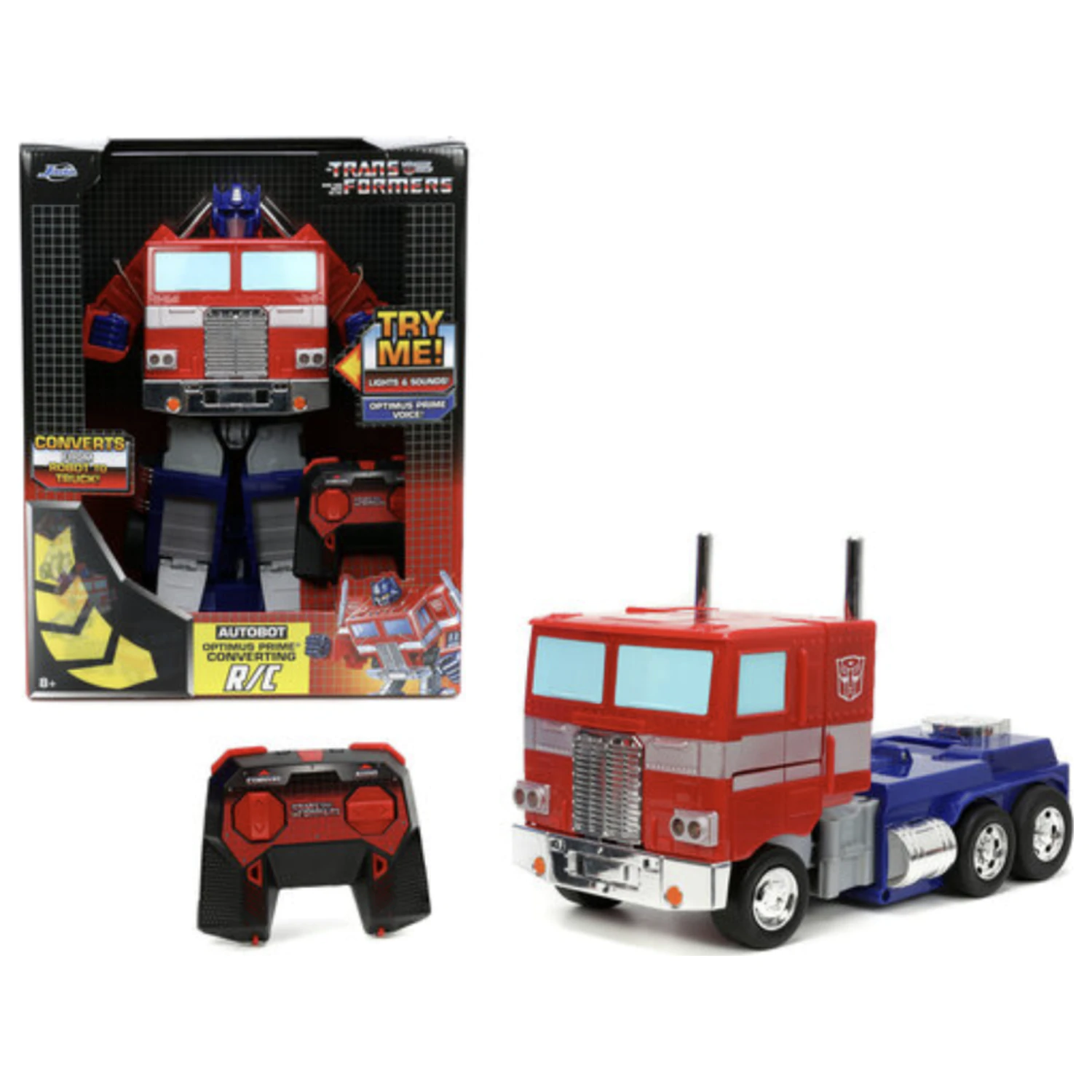 Transformers Optimus Prime RC átalakítható távirányítós autó 33cm termékfotó