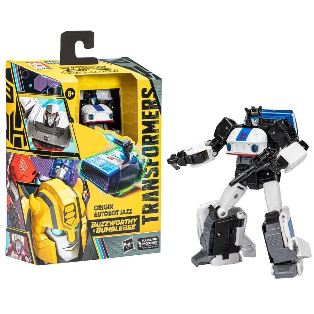 Transformers Origin Autobot Jazz Buzzworthy Bumblebee figura 14cm termékfotó
