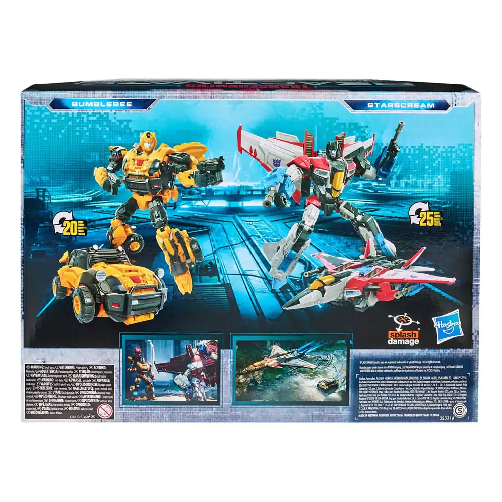 Transformers: Reactivate Bumblebee &amp; Starscream 2 db-os akciófigura csomag 16 cm termékfotó