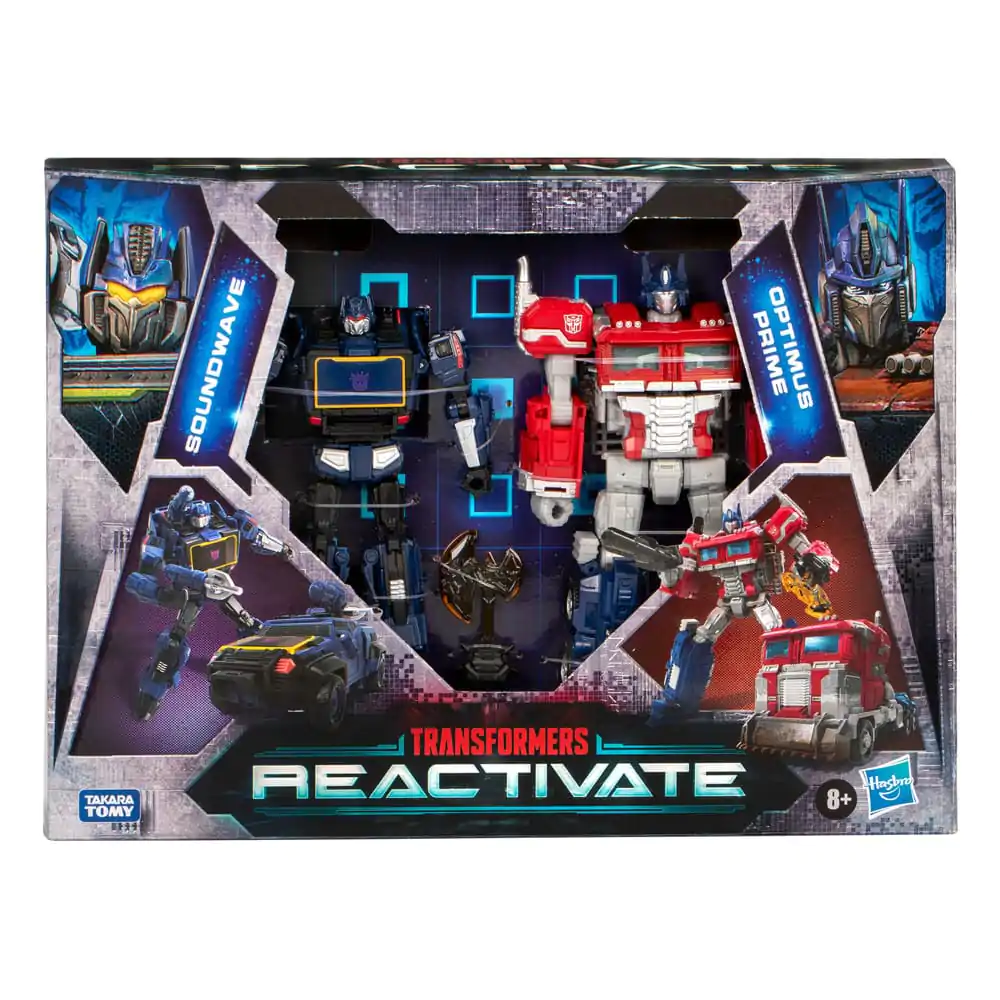 Transformers: Reactivate Optimus Prime &amp; Soundwave 2 db-os akciófigura csomag 16 cm termékfotó