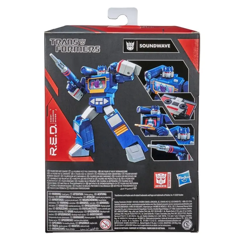 Transformers R.E.D Generations Soundwave  figura 15cm termékfotó