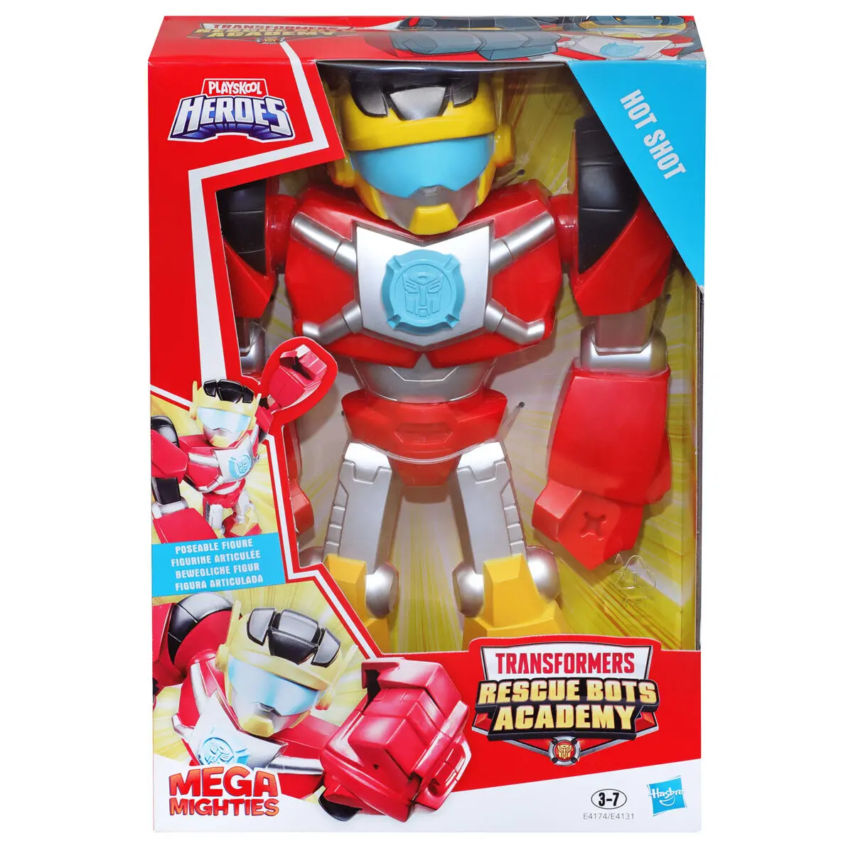 Transformers Rescue Bots Academy Hot Shot Mega Mighties figura 25cm termékfotó