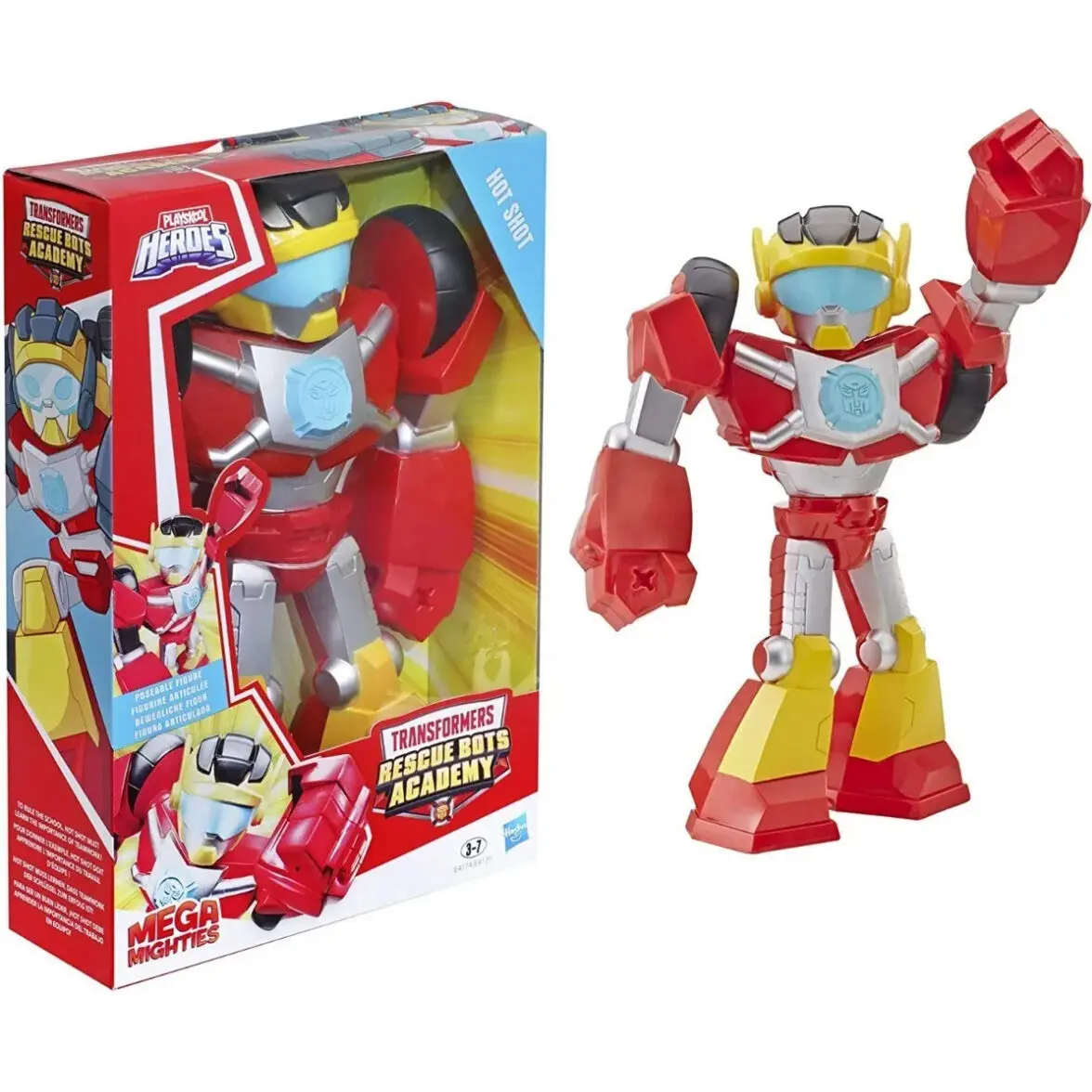 Transformers Rescue Bots Academy Hot Shot Mega Mighties figura 25cm termékfotó