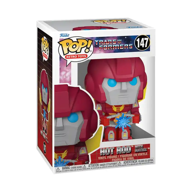 Transformers Retro Series Funko POP! TV Vinyl figura Hot Rod w/Matrix 9 cm termékfotó