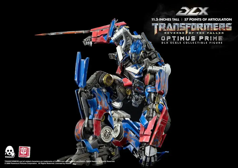 Transformers: Revenge of the Fallen DLX akciófigura 1/6 Optimus Prime 28 cm termékfotó
