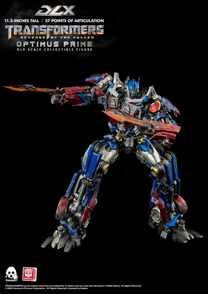 Transformers: Revenge of the Fallen DLX akciófigura 1/6 Optimus Prime 28 cm termékfotó