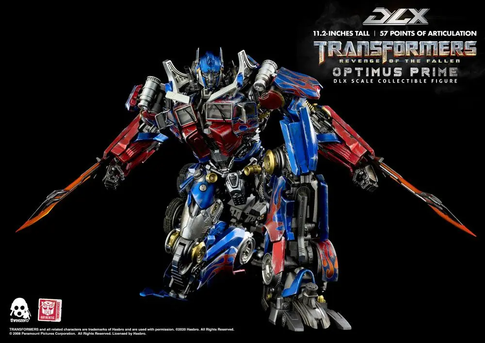 Transformers: Revenge of the Fallen DLX akciófigura 1/6 Optimus Prime 28 cm termékfotó