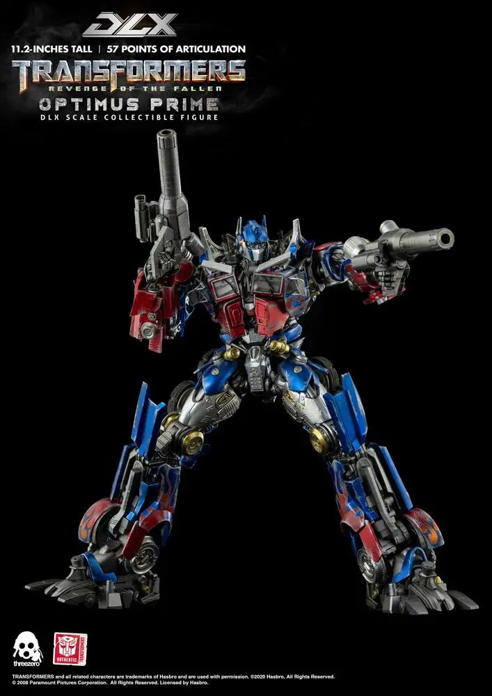 Transformers: Revenge of the Fallen DLX akciófigura 1/6 Optimus Prime 28 cm termékfotó