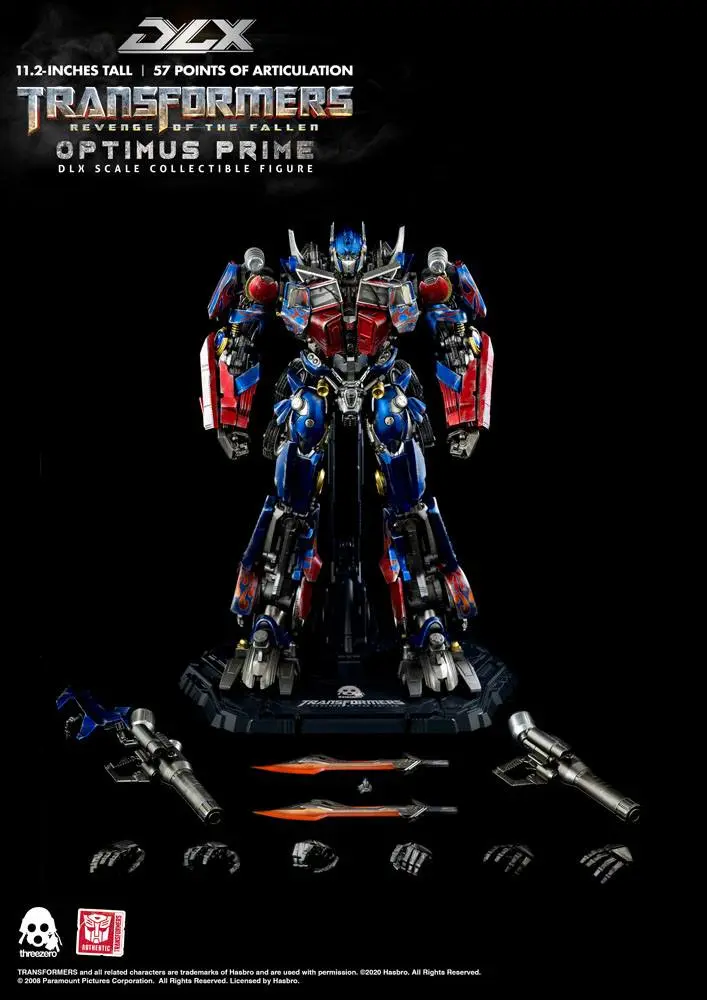Transformers: Revenge of the Fallen DLX akciófigura 1/6 Optimus Prime 28 cm termékfotó