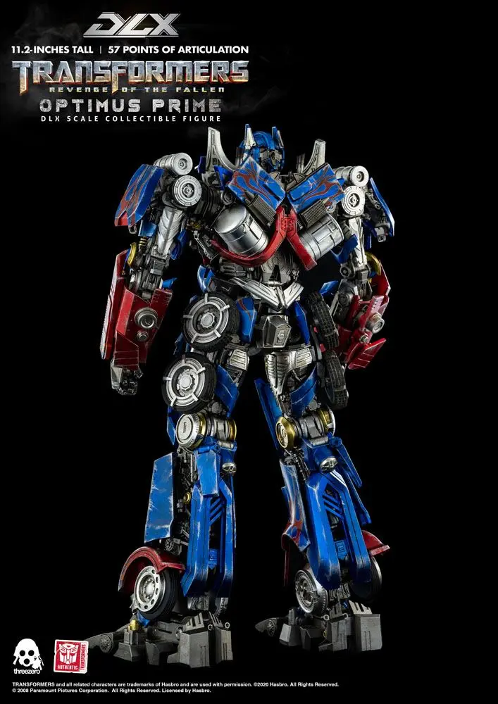 Transformers: Revenge of the Fallen DLX akciófigura 1/6 Optimus Prime 28 cm termékfotó