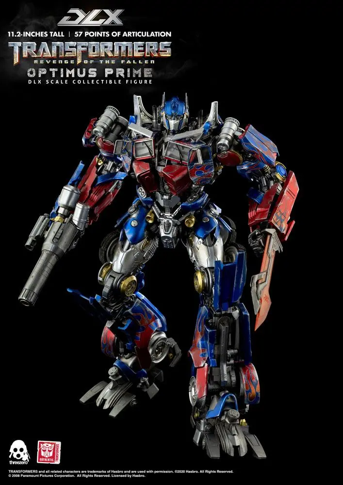 Transformers: Revenge of the Fallen DLX akciófigura 1/6 Optimus Prime 28 cm termékfotó