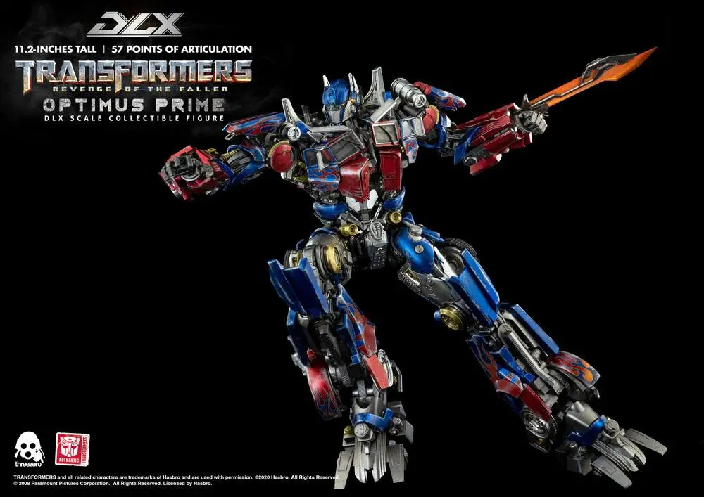 Transformers: Revenge of the Fallen DLX akciófigura 1/6 Optimus Prime 28 cm termékfotó